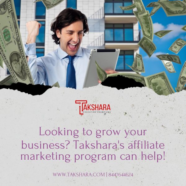 Looking to grow your business? Takshara's affiliate marketing program can help!